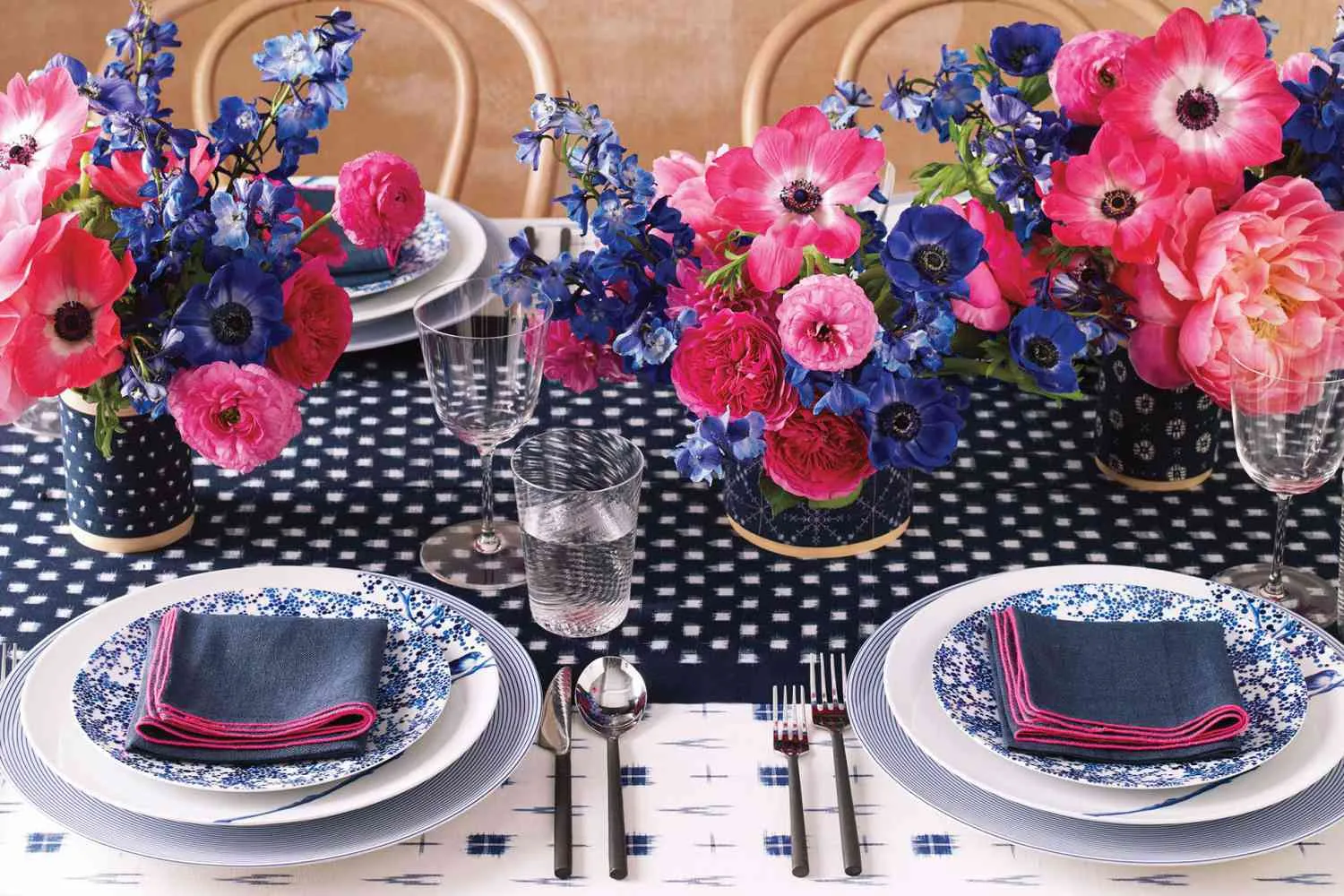 A table set for neighbors